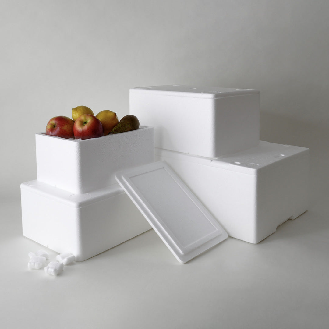 Polystyrene boxes Samples Pack – 4 Sizes