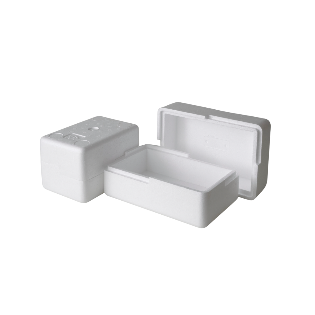 Polystyrene boxes Samples Pack – 2 Sizes