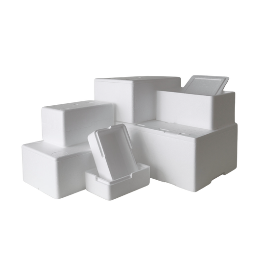 Polystyrene boxes Samples Pack – 6 Sizes