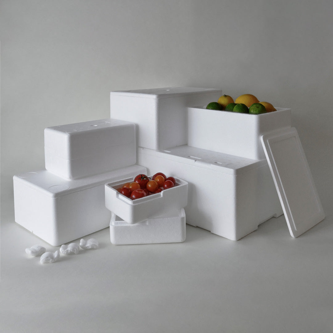 Polystyrene boxes Samples Pack – 6 Sizes